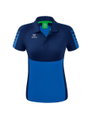 Erima Sport-Polo Six Wings (100% Polyester, taillierter Schnitt, schnelltrocknend) royalblau/navyblau Damen